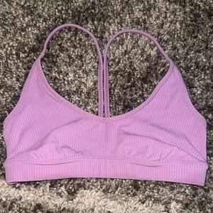 ALO Yoga Purple Racerback Sports Bra